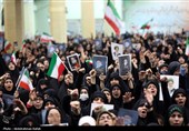 مراسم هفتمین روز شهادت رهبر شهید انقلاب - همدان