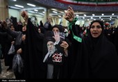 مراسم هفتمین روز شهادت رهبر شهید انقلاب - همدان