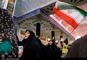 مراسم وداع با پیکر شهدای حملات آمریکایی صهیونی در قم