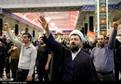 مراسم وداع با پیکر شهدای حملات آمریکایی صهیونی در قم