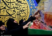 مراسم وداع با پیکر شهدای حملات آمریکایی صهیونی در قم