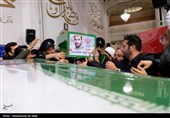 مراسم وداع با پیکر شهدای حملات آمریکایی صهیونی در قم