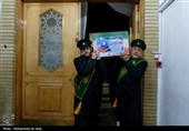 مراسم وداع با پیکر شهدای حملات آمریکایی صهیونی در قم