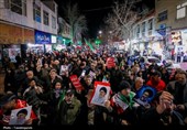 تجمع بزرگ مردم داغ تر قزوین
