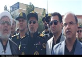 مراسم تشییع پیکر شهید اقتدار و امنیت ایران در قاین