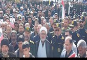 مراسم تشییع پیکر شهید اقتدار و امنیت ایران در قاین