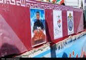 مراسم تشییع پیکر شهید اقتدار و امنیت ایران در قاین