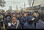 تشییع پیکر مطهر شهید «احمد لیالی مقدم» در اردبیل
