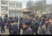 تشییع پیکر مطهر شهید «احمد لیالی مقدم» در اردبیل