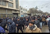 تشییع پیکر مطهر شهید «احمد لیالی مقدم» در اردبیل