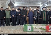 تشییع پیکر مطهر شهید «احمد لیالی مقدم» در اردبیل