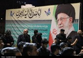 وداع مردم کرمان با خانواده چهار نفره شهید عرب‌نژاد