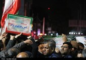 وداع مردم کرمان با خانواده چهار نفره شهید عرب‌نژاد