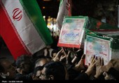 وداع مردم کرمان با خانواده چهار نفره شهید عرب‌نژاد