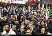 وداع مردم کرمان با خانواده چهار نفره شهید عرب‌نژاد
