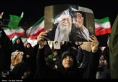 وداع مردم کرمان با خانواده چهار نفره شهید عرب‌نژاد