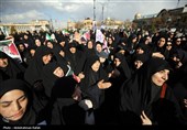 تشییع پیکر شهدای حملات آمریکایی صهیونی در همدان