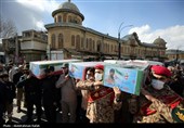 تشییع پیکر شهدای حملات آمریکایی صهیونی در همدان