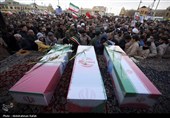 تشییع پیکر شهدای حملات آمریکایی صهیونی در همدان