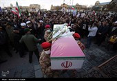 تشییع پیکر شهدای حملات آمریکایی صهیونی در همدان