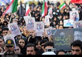 تشییع پیکر شهدای حملات آمریکایی صهیونی در همدان