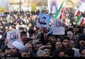 تشییع پیکر شهدای حملات آمریکایی صهیونی در همدان