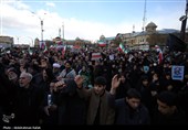 تشییع پیکر شهدای حملات آمریکایی صهیونی در همدان