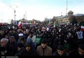 تشییع پیکر شهدای حملات آمریکایی صهیونی در همدان