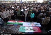 تشییع پیکر شهدای حملات آمریکایی صهیونی در همدان