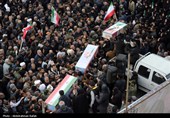 تشییع پیکر شهدای حملات آمریکایی صهیونی در همدان