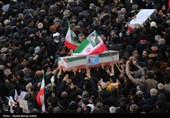 تشییع پیکر شهدای حملات آمریکایی صهیونی در همدان
