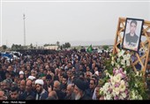 تشییع شهید پاسدار حسن شیخیانی از شهدای حملات آمریکایی صهیونیستی در دشتی