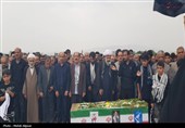 تشییع شهید پاسدار حسن شیخیانی از شهدای حملات آمریکایی صهیونیستی در دشتی