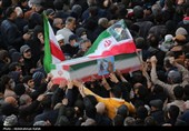 تشییع پیکر شهدای حملات آمریکایی صهیونی در همدان