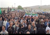 تشییع شهید پاسدار حسن شیخیانی از شهدای حملات آمریکایی صهیونیستی در دشتی
