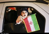 شادی مردم شیراز پس از اعلام رهبری آیت الله سیدمجتبی خامنه‌ای