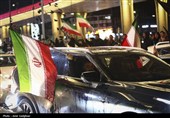 شادی مردم شیراز پس از اعلام رهبری آیت الله سیدمجتبی خامنه‌ای