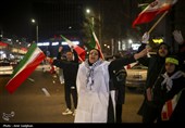 شادی مردم شیراز پس از اعلام رهبری آیت الله سیدمجتبی خامنه‌ای