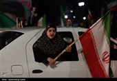 شادی مردم همدان پس از اعلام رهبری آیت الله سیدمجتبی خامنه‌ای