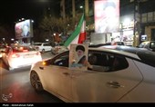 شادی مردم همدان پس از اعلام رهبری آیت الله سیدمجتبی خامنه‌ای