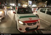 شادی مردم همدان پس از اعلام رهبری آیت الله سیدمجتبی خامنه‌ای
