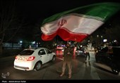 شادی مردم همدان پس از اعلام رهبری آیت الله سیدمجتبی خامنه‌ای