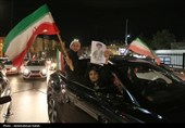 شادی مردم همدان پس از اعلام رهبری آیت الله سیدمجتبی خامنه‌ای