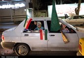 شادی مردم همدان پس از اعلام رهبری آیت الله سیدمجتبی خامنه‌ای