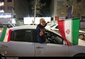 شادی مردم همدان پس از اعلام رهبری آیت الله سیدمجتبی خامنه‌ای