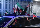 شادی مردم قم  پس از اعلام رهبری آیت الله سیدمجتبی خامنه‌ای