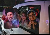 شادی مردم قم  پس از اعلام رهبری آیت الله سیدمجتبی خامنه‌ای