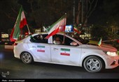 شادی مردم قم  پس از اعلام رهبری آیت الله سیدمجتبی خامنه‌ای