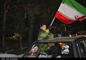 شادی مردم قم  پس از اعلام رهبری آیت الله سیدمجتبی خامنه‌ای