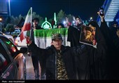 شادی مردم قم  پس از اعلام رهبری آیت الله سیدمجتبی خامنه‌ای